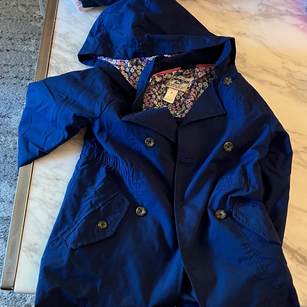 OshKosh B'gosh Blue Floral Lined Jacket